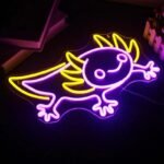 Plongez Dans La Magie Avec Notre Néon Axolotl Apaisant !