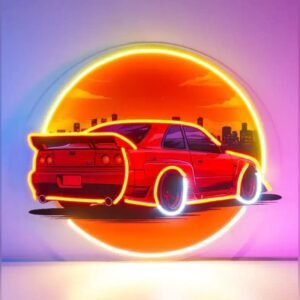 Plongez Dans L’univers Du Drift Avec Notre Néon Captivant !