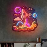 Voyage étoilé : Illuminez Votre Univers Avec Le Néon Cosmos !